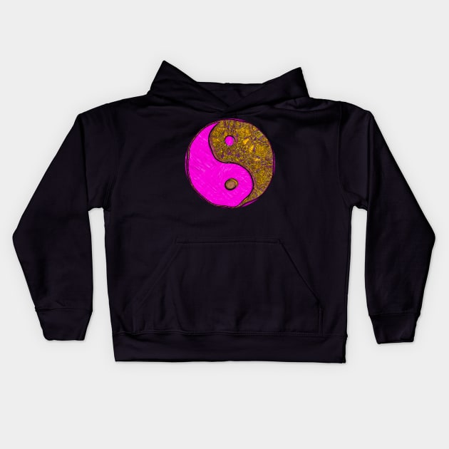 Baked Ying And Yang Kids Hoodie by crunchysqueak